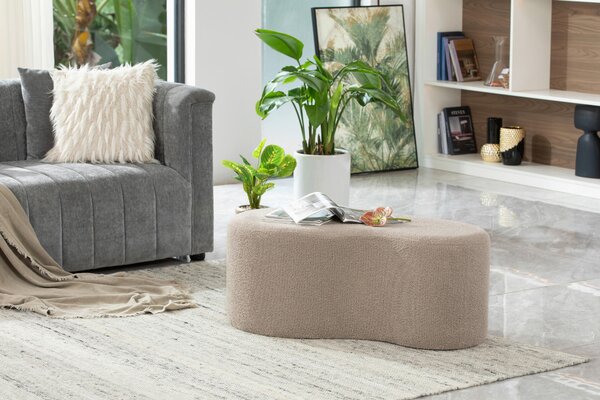 TABURET, textil, kompozitní dřevo, 93/37/49 cm MID.YOU - Online Only lavice, Online Only