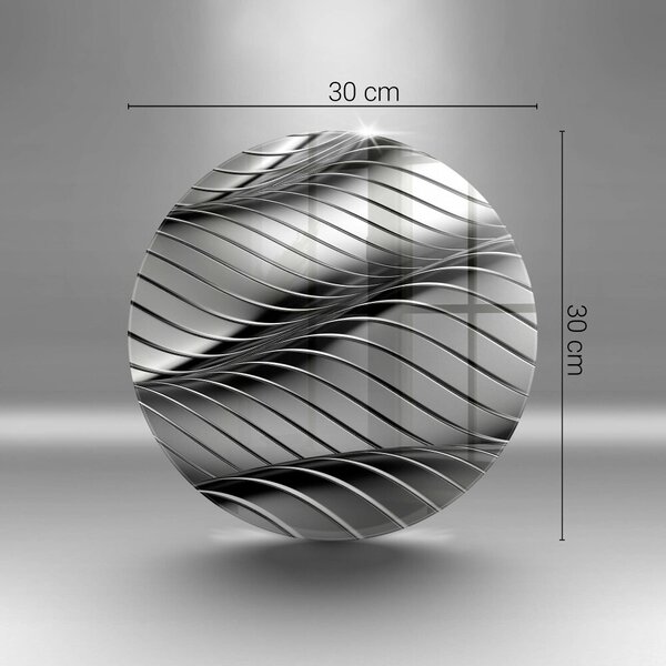 Skleněná deska do kuchyně 3d kovová konstrukce