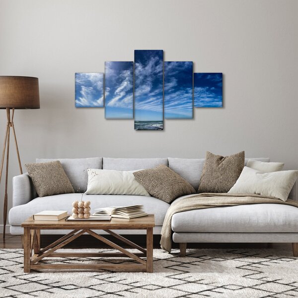Obraz oblohy s mraky (125x70 cm)