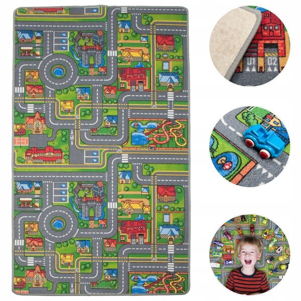 Koberec Multi-Decor Cars vícebarevný obdélníkový 150x100 cm
