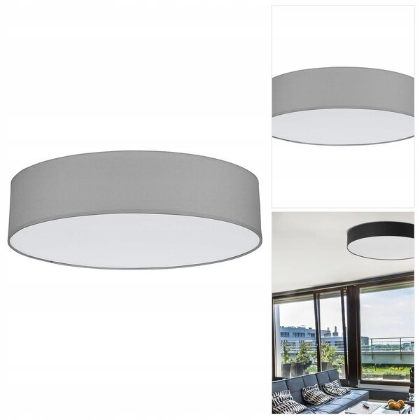 Kulatý Stropní Svítidlo TK-Lighting 61 x 13 cm šedá