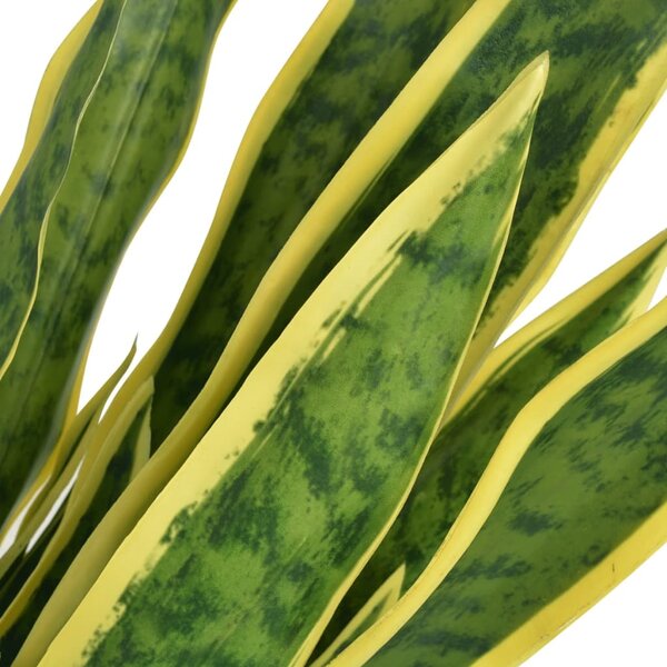 Umělá rostlina sansevieria s květináčem 90 cm zelená