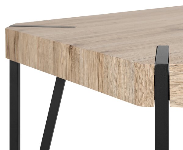 Jídelní stůl CAMBELL Světle hnědá 130 cm 80 cm