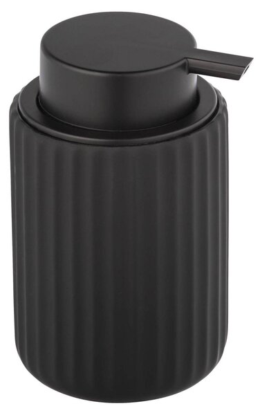Dávkovač tekutého mýdla BELLUNO, keramický, černý, 500 ml, Wenko
