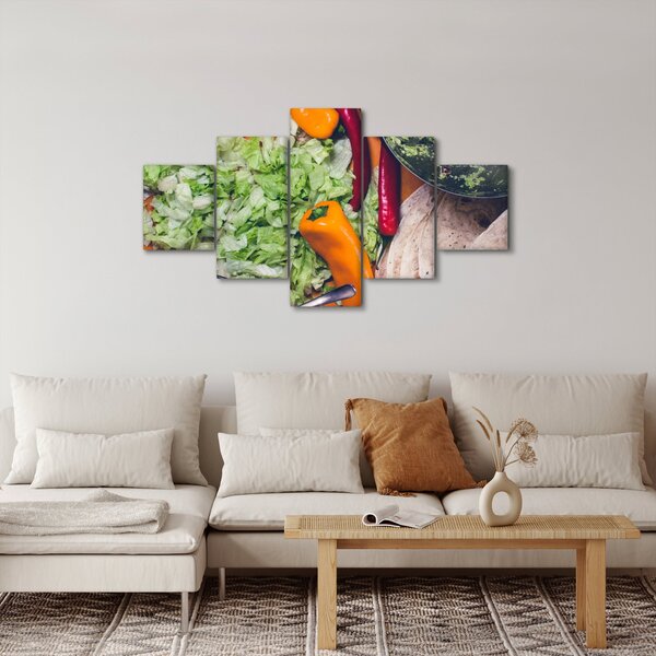 Obraz zeleniny (125x70 cm)