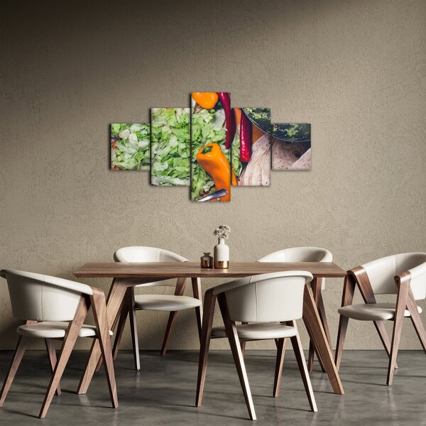 Obraz zeleniny (125x70 cm)