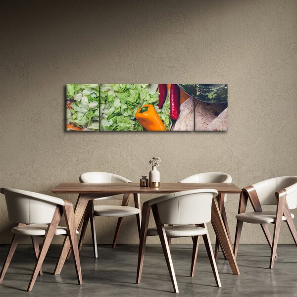 Obraz zeleniny (170x50 cm)