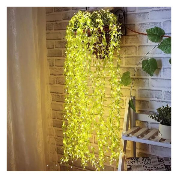 Světelný závěs s listy 200 LED 5,85 m SPRINGOS CL4125