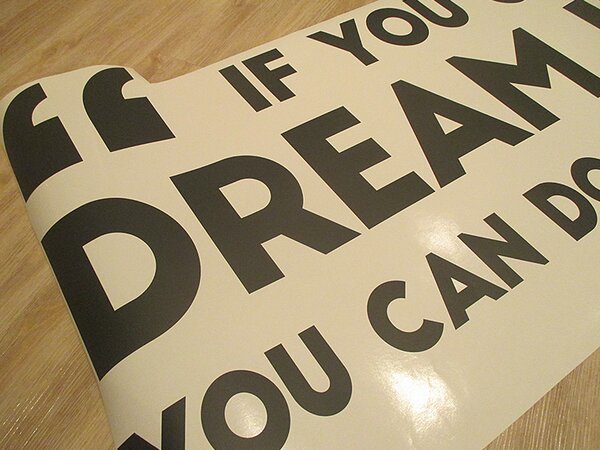 You can dream it samolepka na zeď 75 x 44 cm