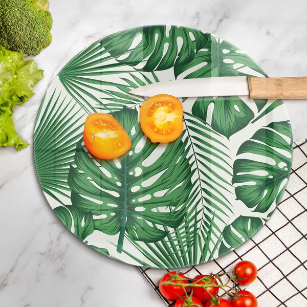 Skleněná deska do kuchyně Monstera odchází