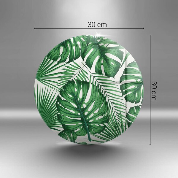 Skleněná deska do kuchyně Monstera odchází