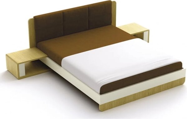 Postel Andromeda 160x200, Dub/ Krém