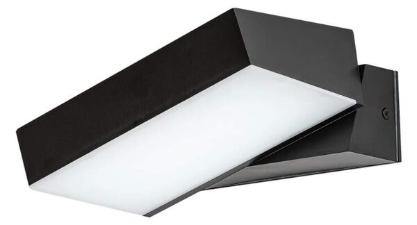 Rabalux 77121 LAXA - Nástěnné natáčecí LED venkovní svítidlo v černé barvě, LED 14W, 2700 / 4000 / 6500K, IP54 (LED černé venkovní svítidlo na zeď )