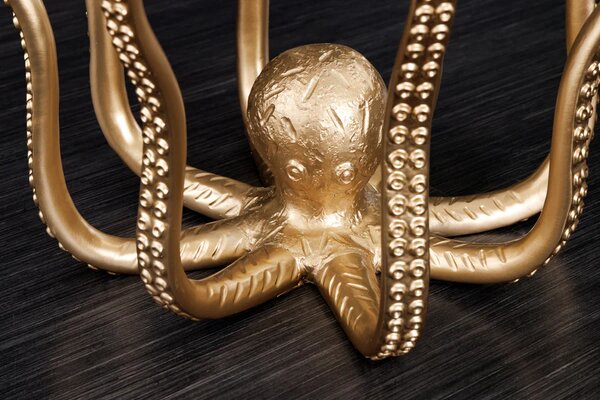 Odkládací stolek WILDLIFE OCTOPUS 50 CM zlatý Nábytek | Doplňkový nábytek | Odkládací stolky