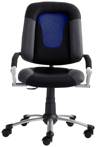 OTOČNÁ ŽIDLE PRO MLÁDEŽ, antracitová, modrá, černá Stylife - Online Only psací stoly & židle, Online Only
