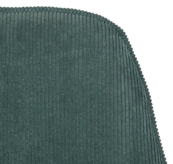 Otočné křeslo LUNAIRE zelené TEDDY BOUCLÉ 872155