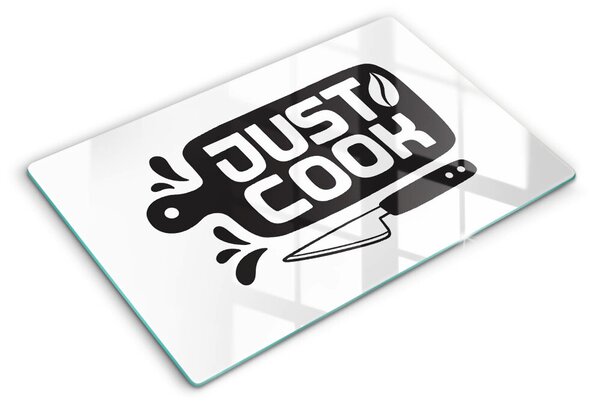 Skleněná deska do kuchyně Just cook