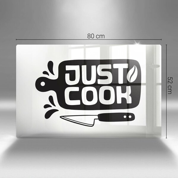 Skleněná deska do kuchyně Just cook