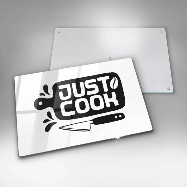 Skleněná deska do kuchyně Just cook