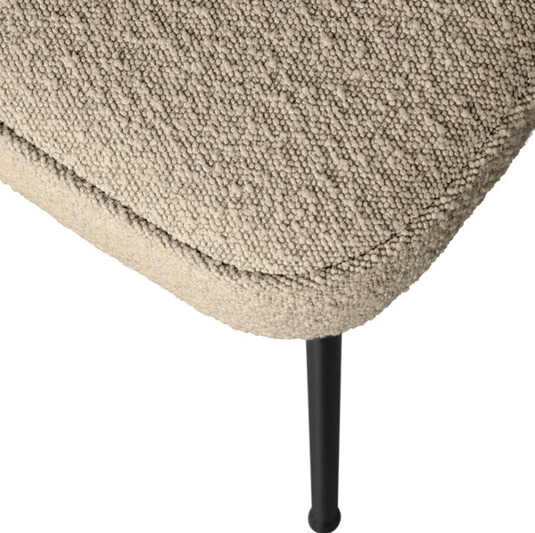 -25 % Dny MOMENTI– WOOOD Béžová bouclé jídelní lavice Tergi 120 cm