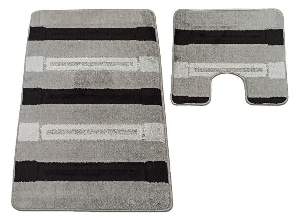Sada koupelnových koberečků Montana Said XL Grey
