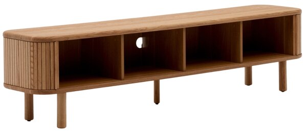 Dřevěný TV stolek Kave Home Mailen 200 x 40 cm