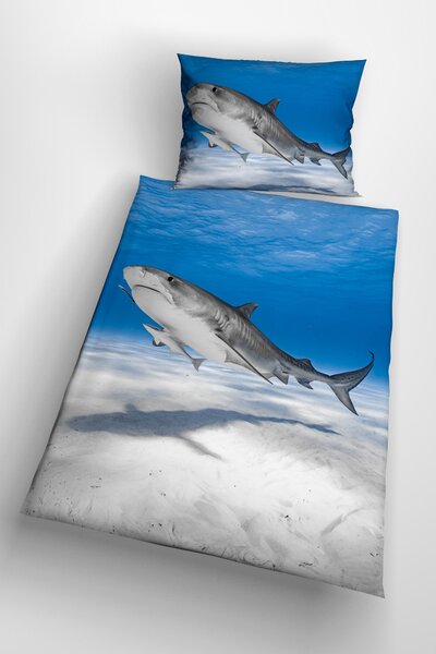 3d povlečení se žralokem - Shark 140x200 cm