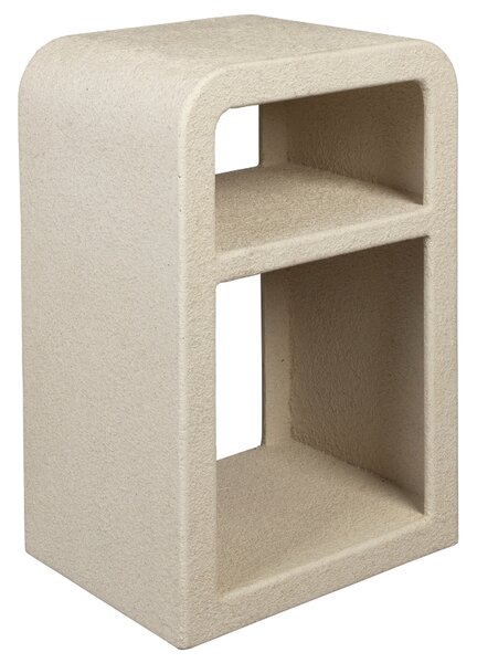 Béžový odkládací stolek DUTCHBONE VEDA 40 x 30 cm