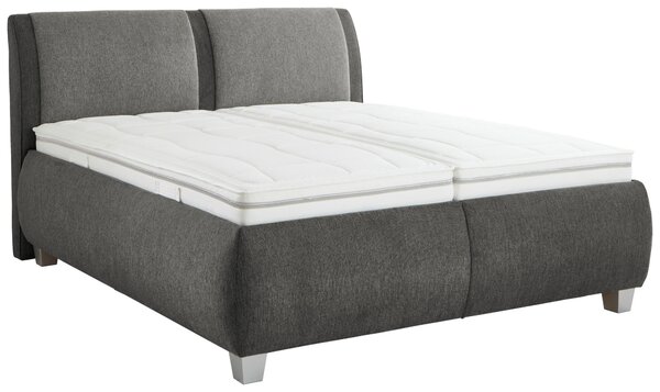 ČALOUNĚNÁ POSTEL, 180/200 cm, šedá, modrošedá Beldomo - Sleep - Postele s úložným prostorem