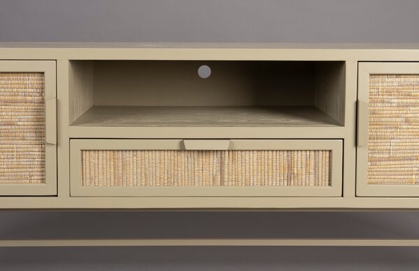 Béžový TV stolek DUTCHBONE YASU 148 x 38 cm