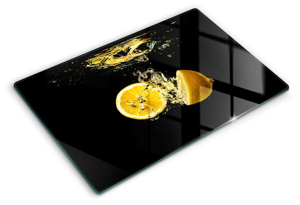 Krájecí prkénko skleněné Šťavnaté citronové ovoce