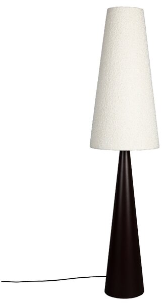 -25 % Dny MOMENTI– Tmavě hnědá kovová stojací lampa DUTCHBONE MIKI 166 cm