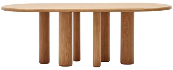 Dřevěný jídelní stůl Kave Home Mailen 220 x 105 cm