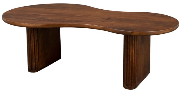 Hnědý dřevěný konferenční stolek DUTCHBONE TILON 110 x 60 cm