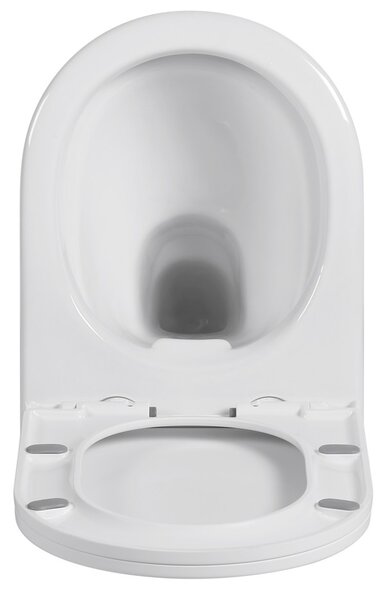Erga Astrid, závěsná WC mísa 510x360x360mm, Rimless + toaletní sedátko s pomalým zavíráním, bílá, ERG-V03-ASTRID-RIM-WH