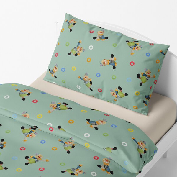 Lamatex Dětské povlečení – Klauni – mint