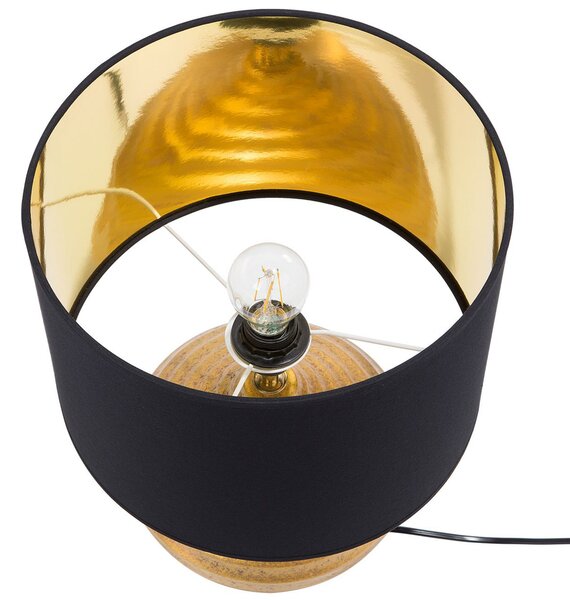 Stolní lampa KUBAN Keramika Zlatá
