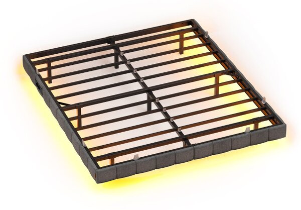 Manželská postel s LED podsvícením 160x200 cm RMBB35165G101