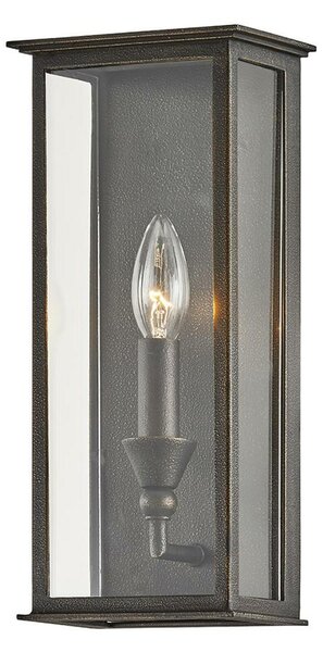 HUDSON VALLEY venkovní nástěnné svítidlo CHAUNCEY kov/sklo bronz/čirá E14 1x40W B6991-CE