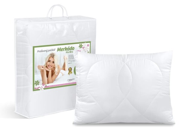 BELLATEX Polštář Merkádo 900g Bílá 70x90 cm