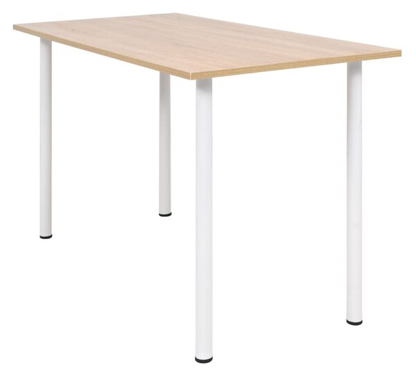 Jídelní stůl 120 x 60 x 73 cm barva dub a bílý