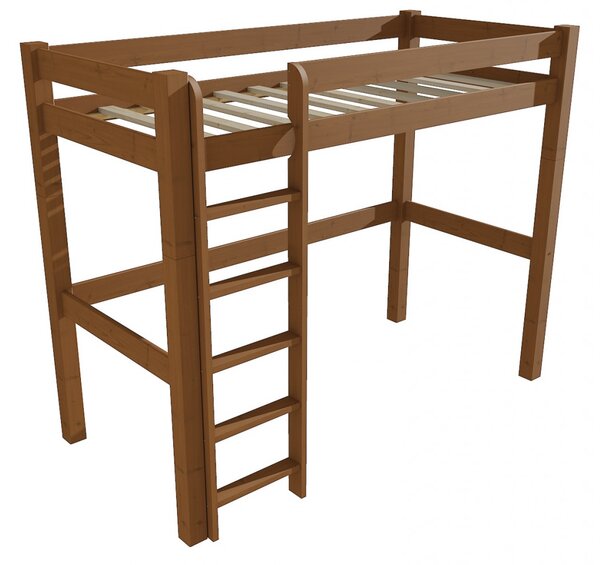 Patrová zvýšená postel 8X8 04D (Barva dřeva: moření dub, Rozměr: 80 x 200 cm)