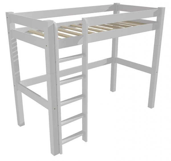 Patrová zvýšená postel 8X8 04D (Barva dřeva: barva bílá, Rozměr: 80 x 180 cm)
