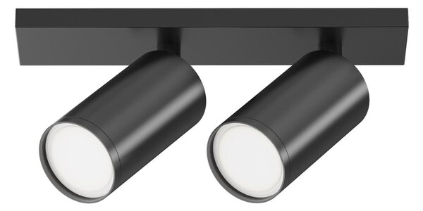 Maytoni Moderní stropní svítidlo FOCUS S, v. 12 cm, 2xGU10 Barva: Černá