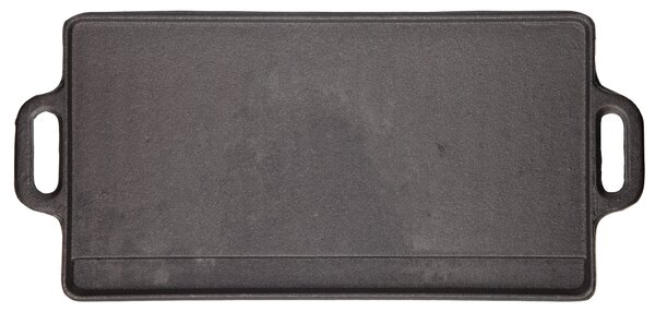 Grilovací pánev KitchenCraft 45 x 23 cm, žebrovaná litinová KCCIGRID
