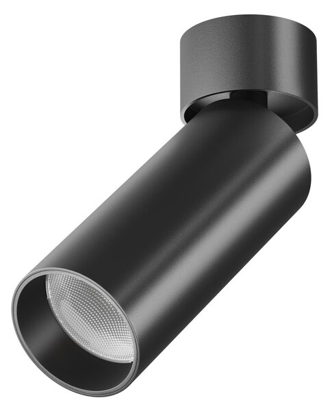 Maytoni Stropní LED svítidlo FOCUS, v. 16 cm, 12W Barva: Černá, Teplota světla: 4000K - denní bílá, Stmívání, řízení: ON/OFF (bez stmívání)