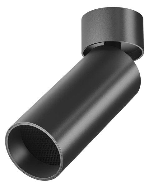 Maytoni Stropní LED svítidlo FOCUS, v. 16 cm, 12W Barva: Černá, Teplota světla: 4000K - denní bílá, Stmívání, řízení: ON/OFF (bez stmívání)