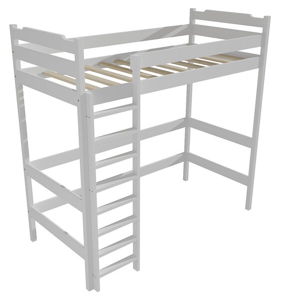 Patrová zvýšená postel ZP 004 (Barva dřeva: barva bílá, Rozměr: 80 x 200 cm)