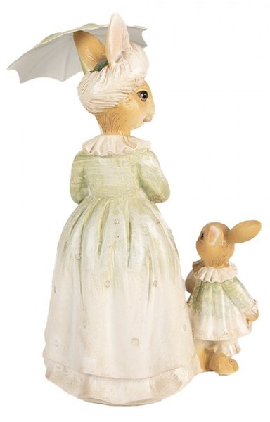 Figurka králíčí rodinky na výletě – 21 cm