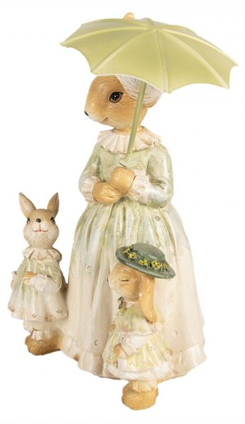 Figurka králíčí rodinky na výletě – 21 cm